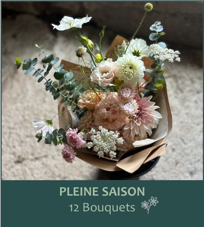 Abonnement floral: Saison ComplĂšte - 12 bouquets