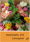Abonnement floral: Printemps/Été - 5 bouquets