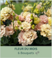 Abonnement floral: Fleur du mois : 6 livraisons