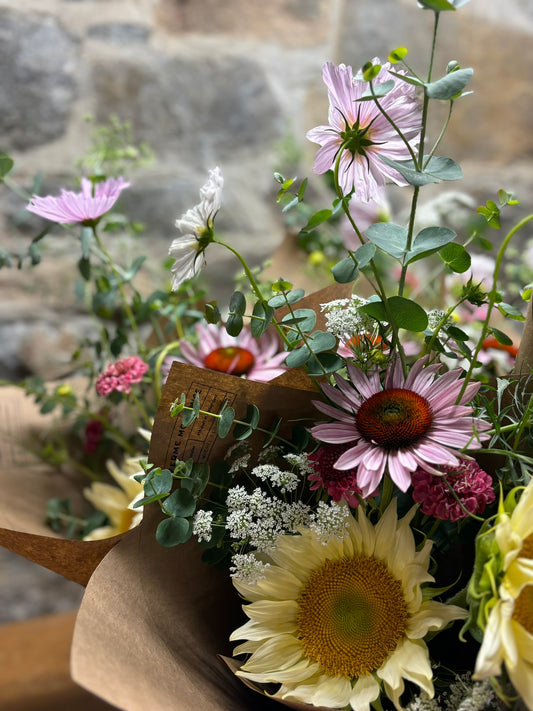 Bouquet fermier de fleurs de saison de la floricultrice!