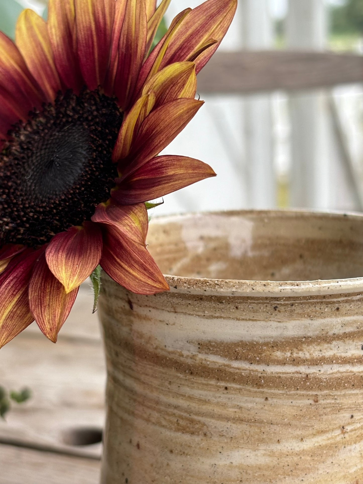 Vase pour fleurs : création ARGILEFRAGILE